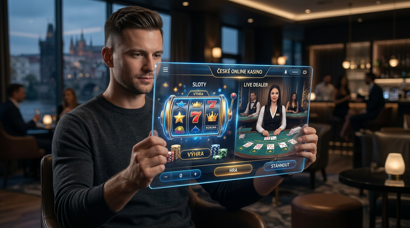 Futuristické digitální rozhraní online casina 2026